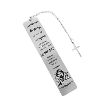 Stainless Steel Cross Bookmark