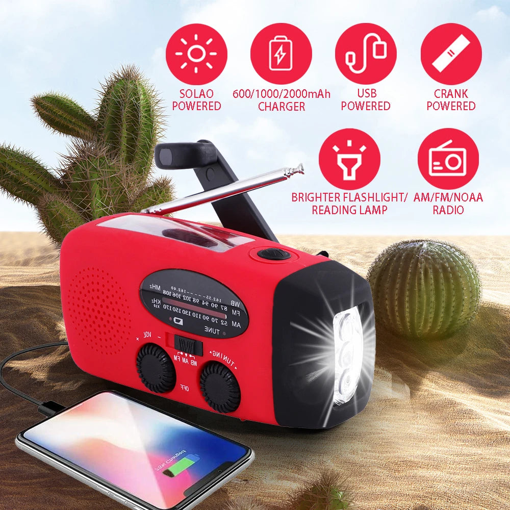 Solar Emergency LED Radio