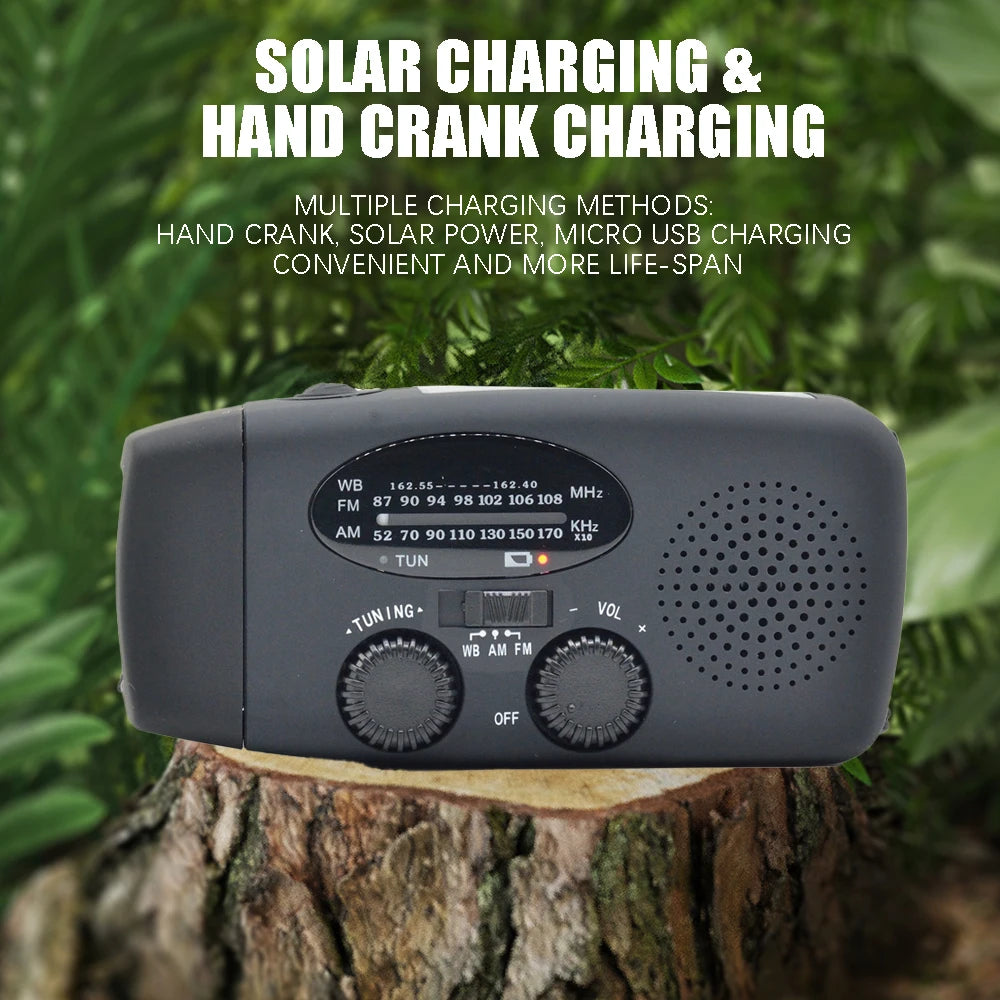 Solar Emergency LED Radio
