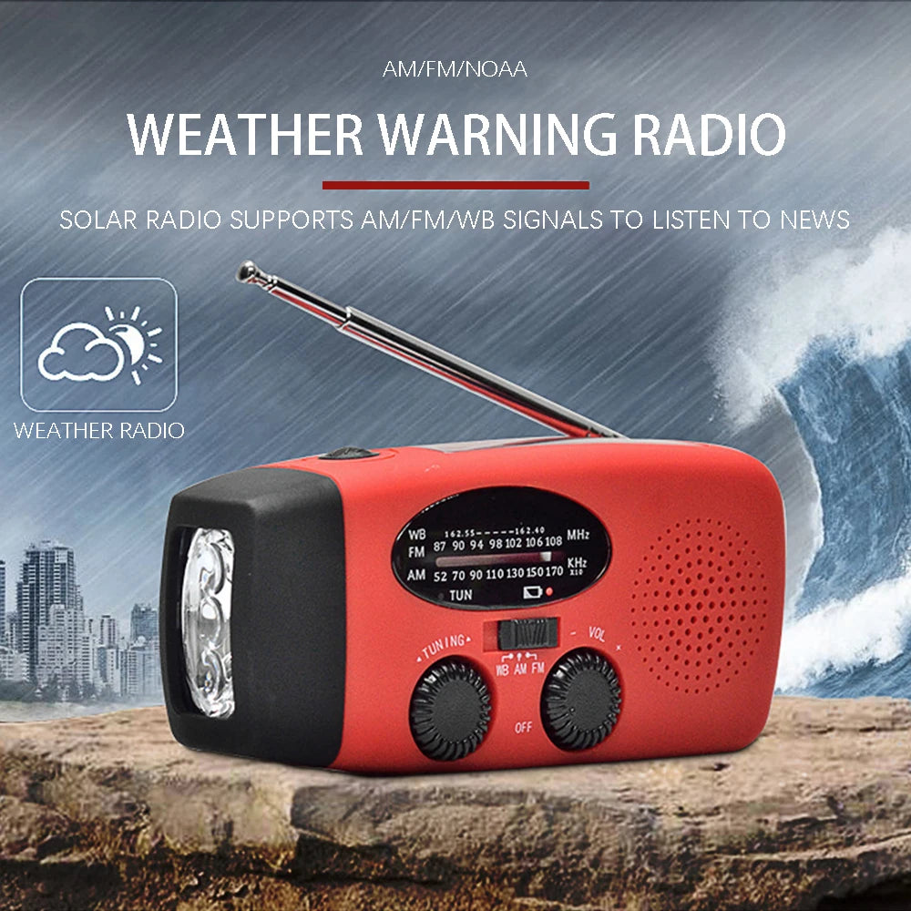 Solar Emergency LED Radio