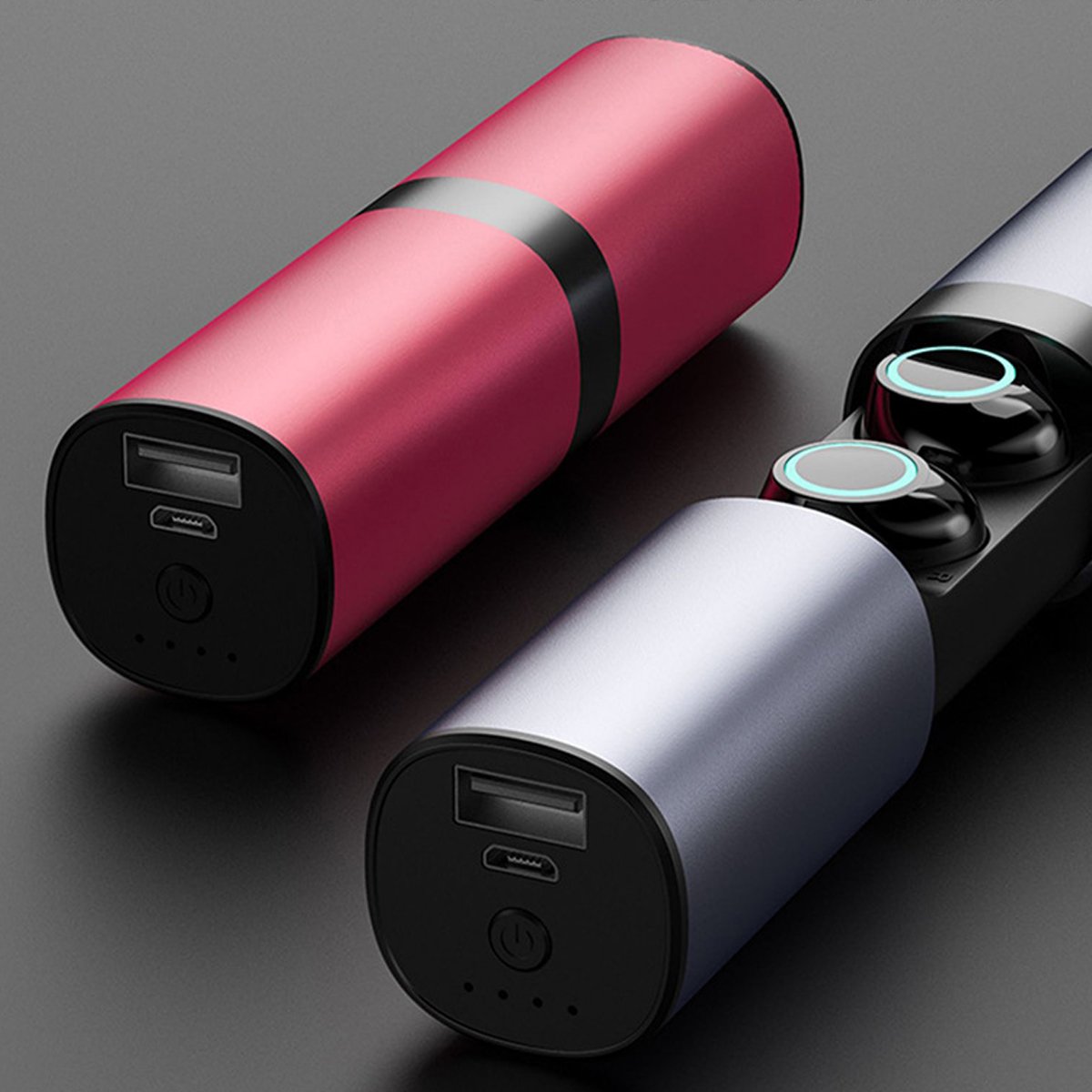 2-in-1 Wireless Headphones With Power Bank