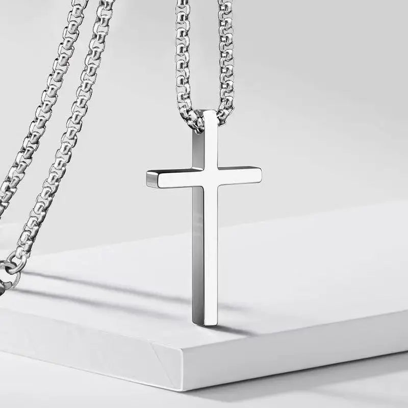 Men's Stainless Cross Necklace