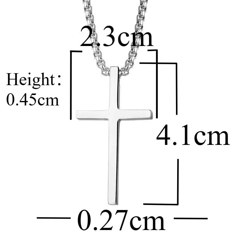 Men's Stainless Cross Necklace
