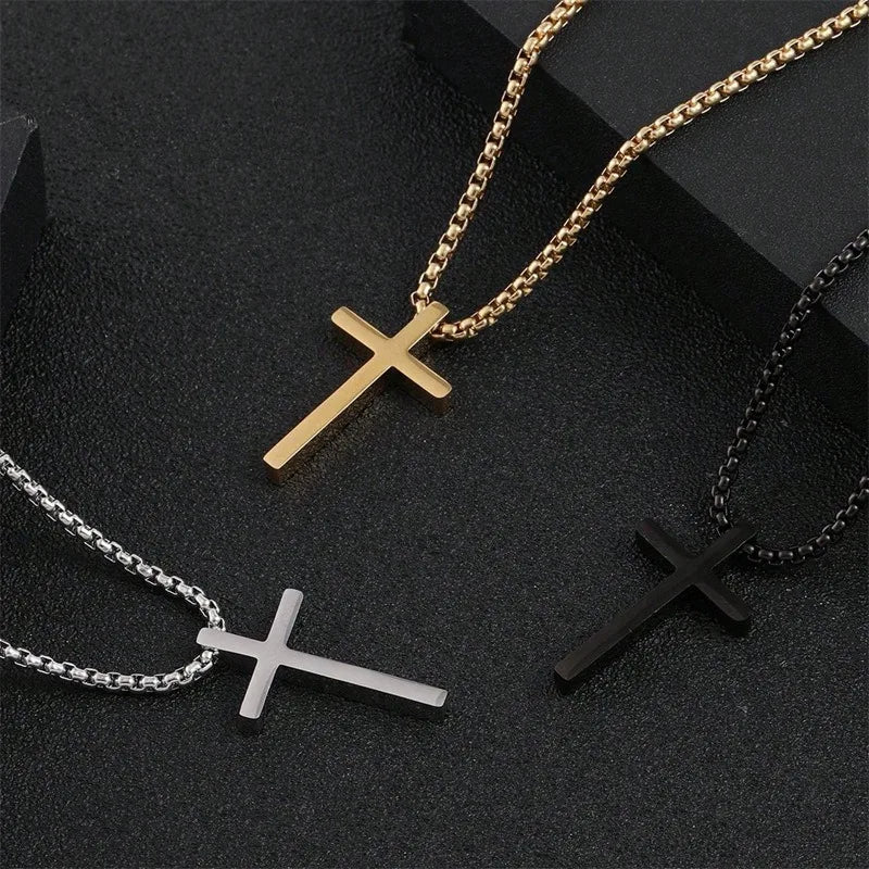 Men's Stainless Cross Necklace