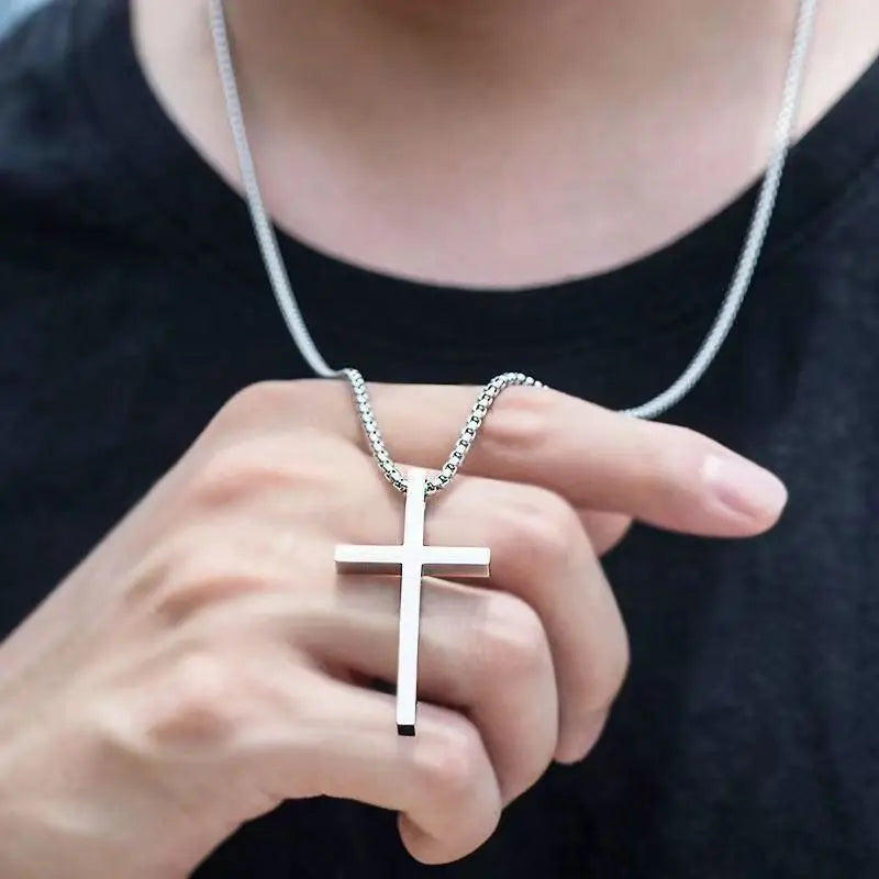 Men's Stainless Cross Necklace