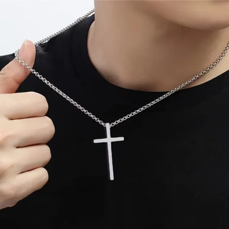 Men's Stainless Cross Necklace