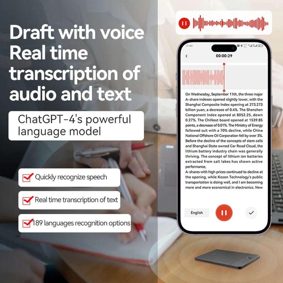 Portable AI Voice Recorder