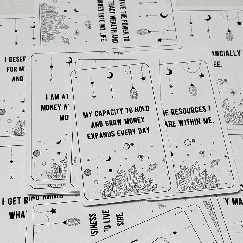 Financial Abundance Affirmation Cards