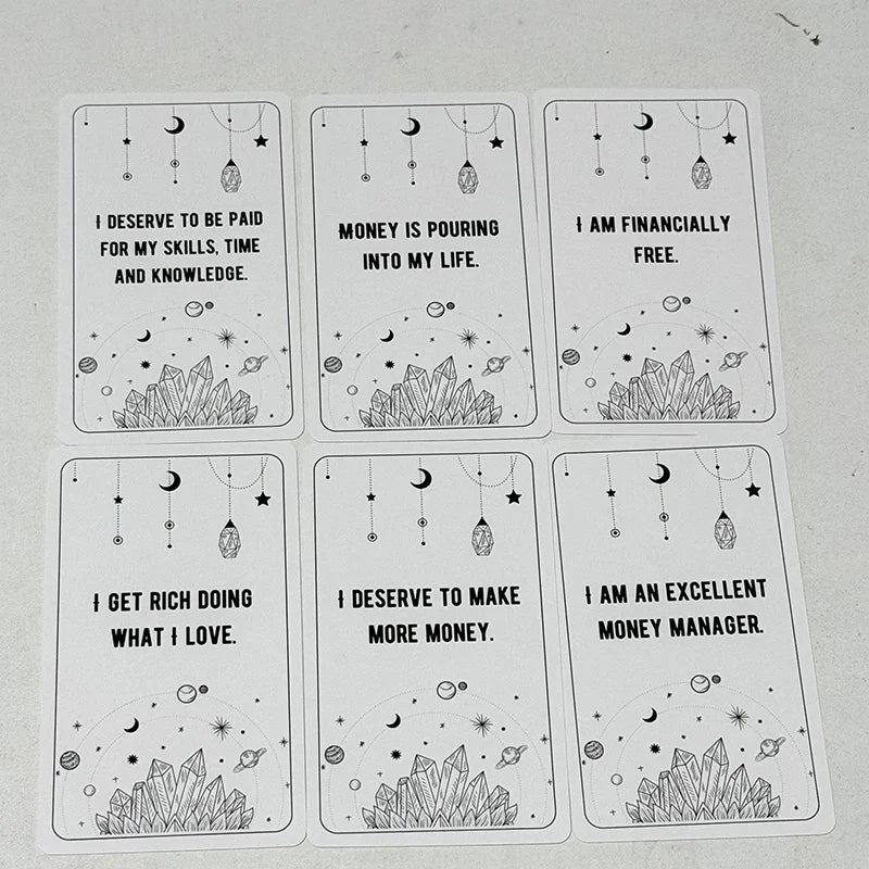 Financial Abundance Affirmation Cards