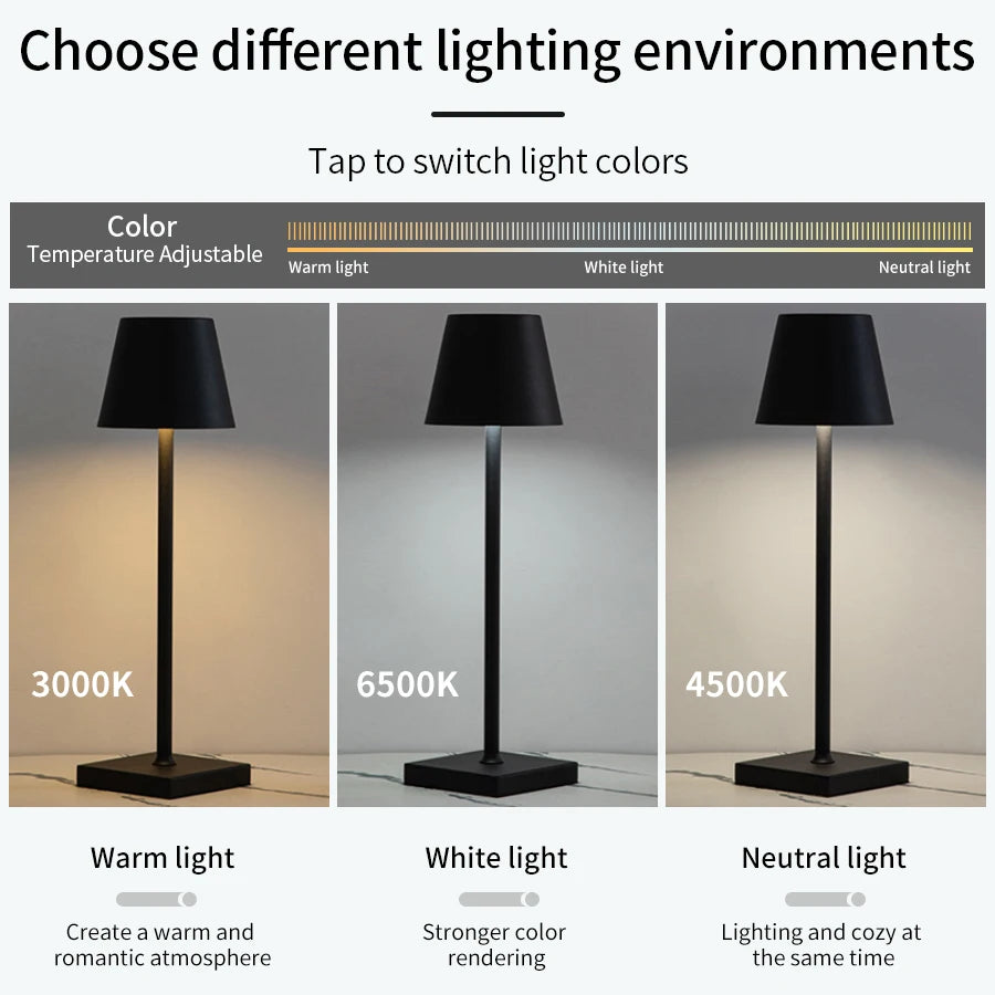 Rechargeable Touch LED Lamp