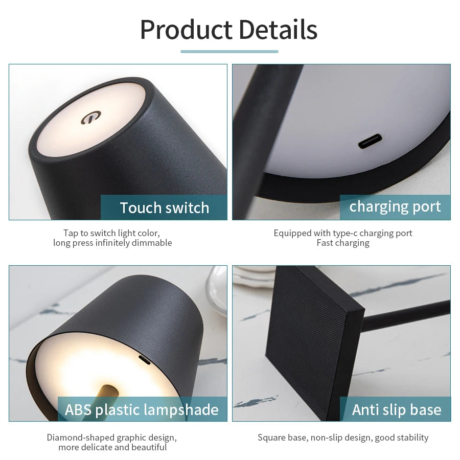 Rechargeable Touch LED Lamp