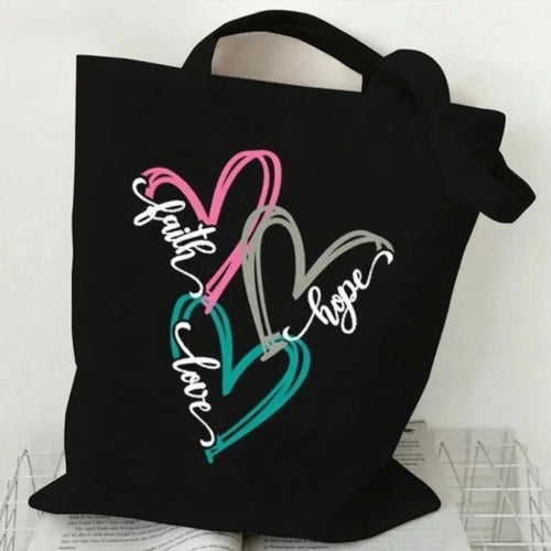 Faithful Printed Tote Bag