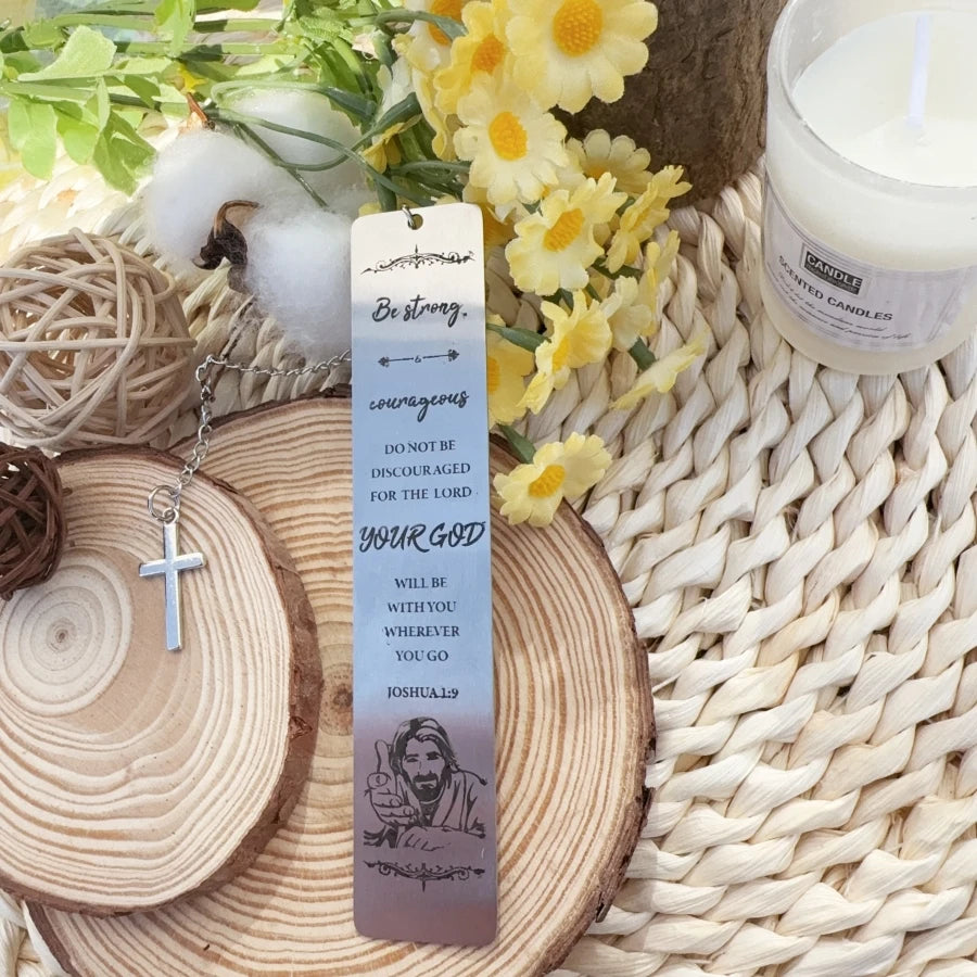 Stainless Steel Cross Bookmark