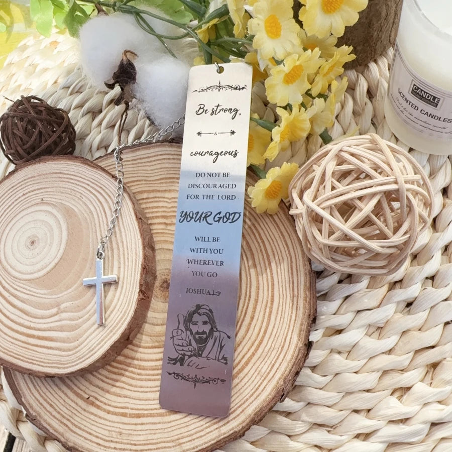 Stainless Steel Cross Bookmark