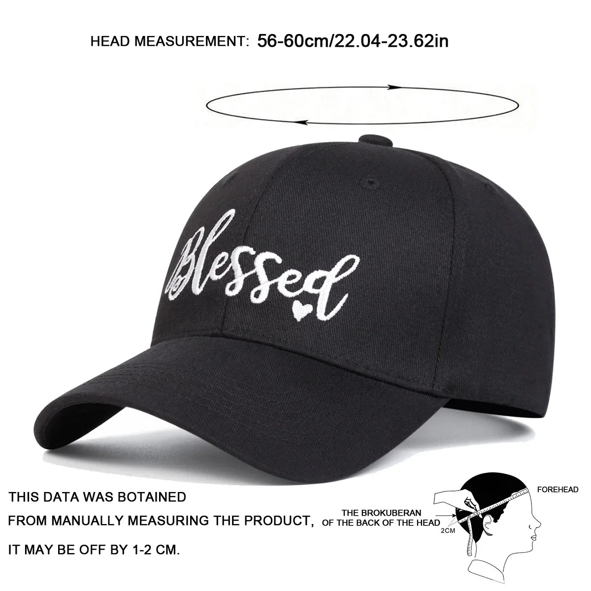 Unisex Blessed Baseball Caps