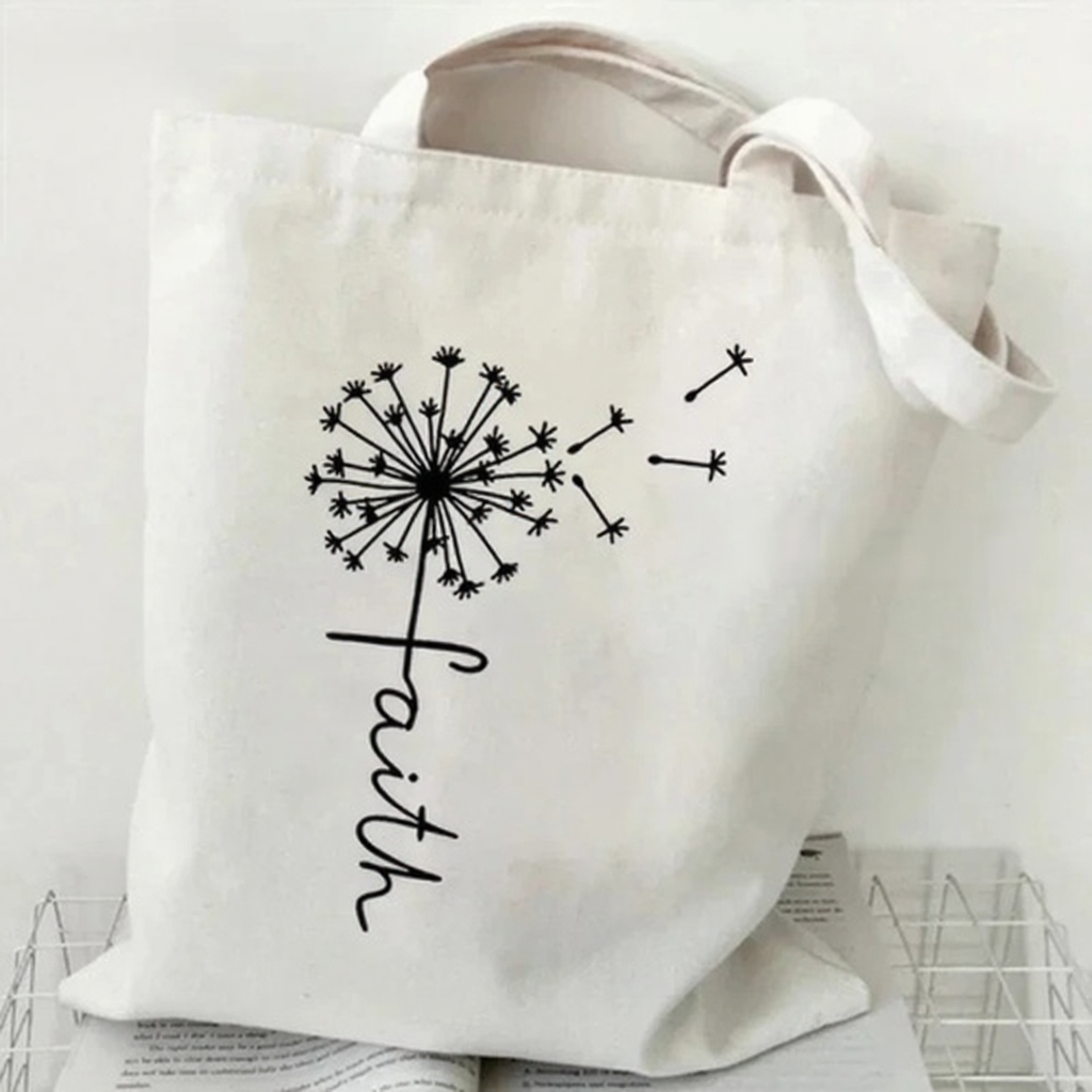 Faithful Printed Tote Bag